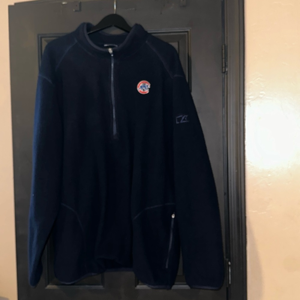 NWOT cutter and buck navy sherpa jacket